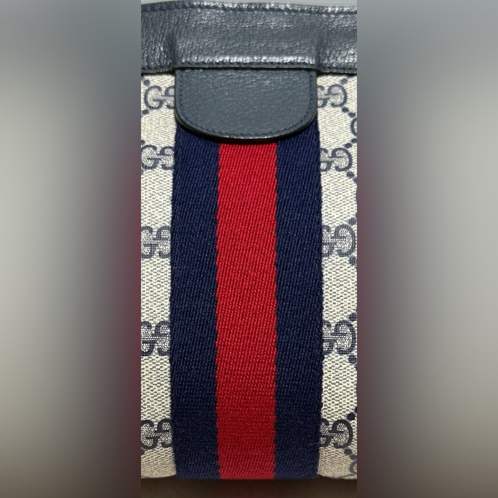 GUCCI Vintage GG Canvas Sherry Line Clutch - Picture 6 of 16